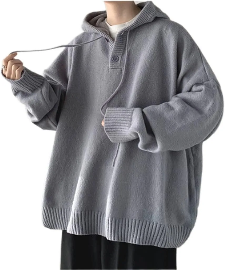 Мужской худи свитер весна-осень пуловер свободный однотонный вязаный CGTENBS
Мужской худи свитер весна-осень пуловер свободный однотонный вязаный CGTENBS