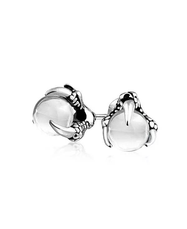 Серьги-Гвоздики в стиле готического панк-рока с драконьим когтем, аквамариновые, с серебристым оттенком Bling Jewelry, white
Серьги-Гвоздики в стиле готического панк-рока с драконьим когтем, аквамариновые, с серебристым оттенком Bling Jewelry, white