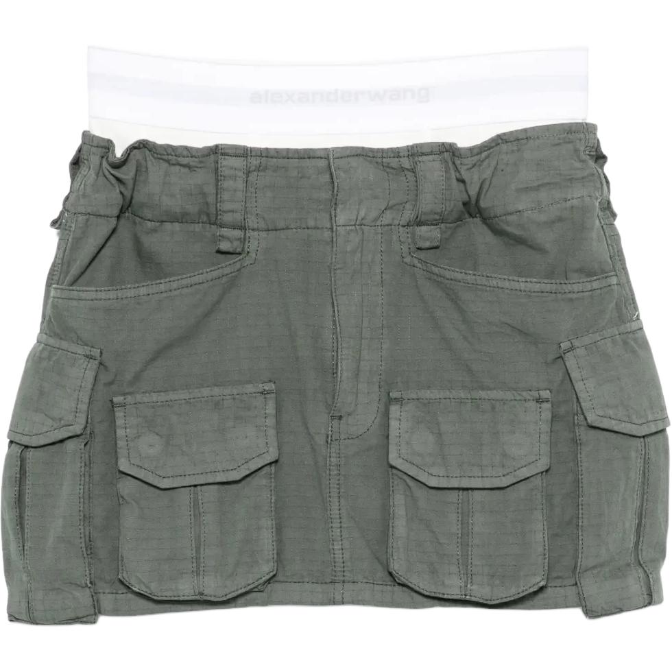 Alexander Wang Эластичная юбка-карго Balsam Green с готовым кроем
Alexander Wang Эластичная юбка-карго Balsam Green с готовым кроем
