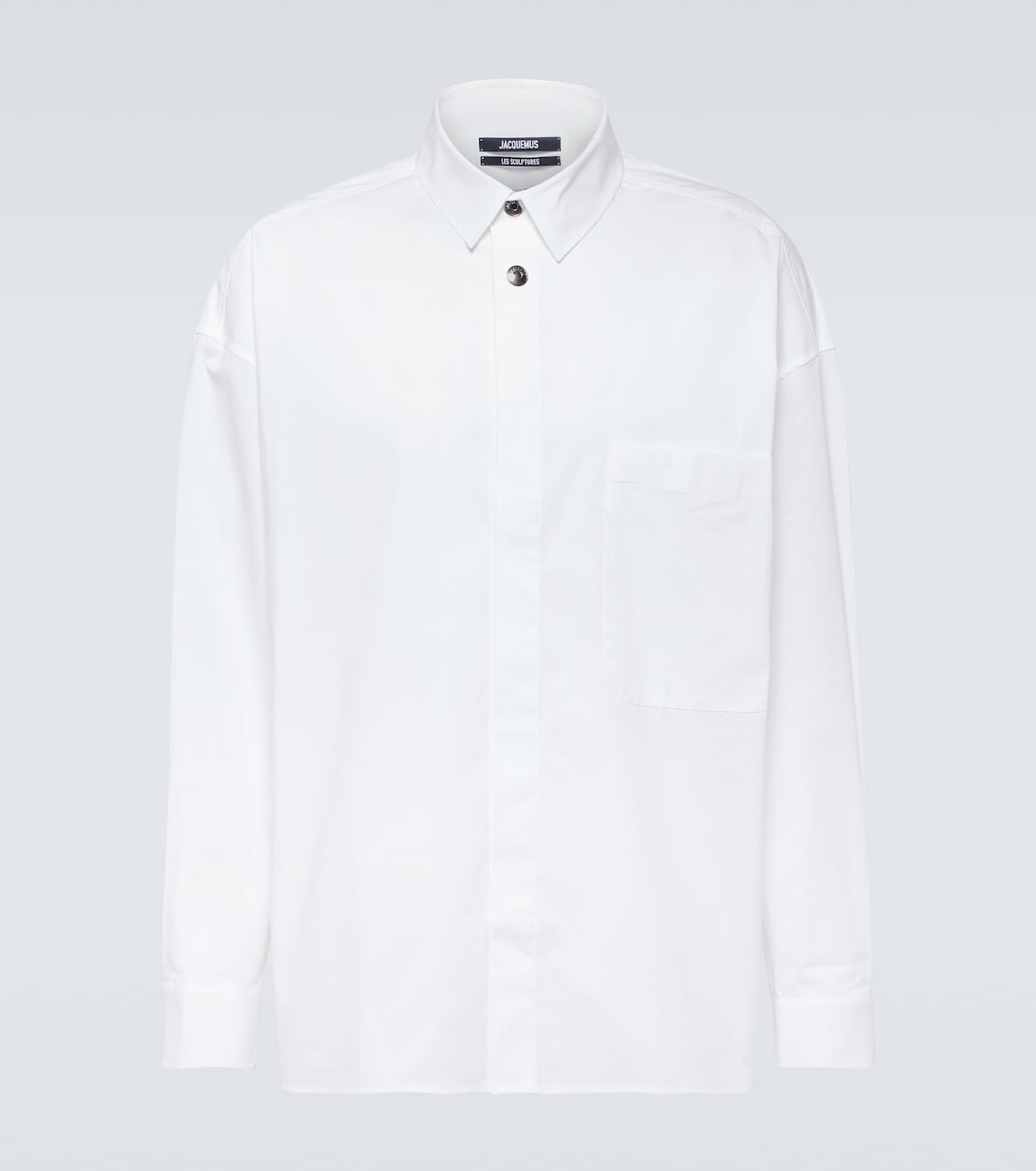 Длинная рубашка la chemise manches из смесового хлопка Jacquemus, белый
Длинная рубашка la chemise manches из смесового хлопка Jacquemus, белый