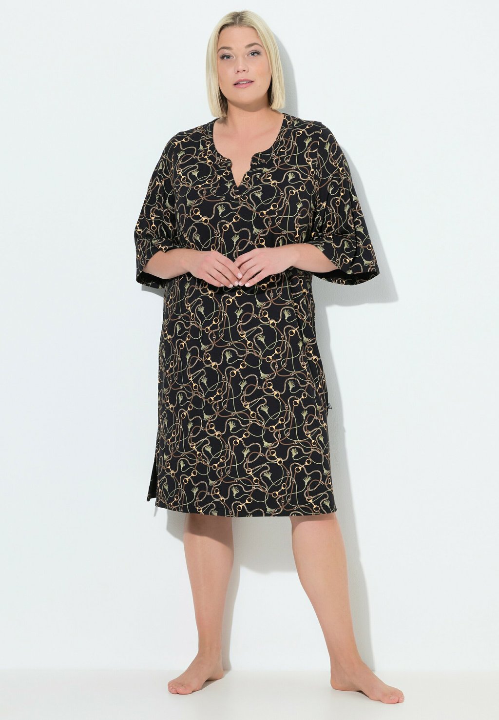Ночная рубашка 2 PACK SLEEP CHAIN PRINT Ulla Popken, черный
Ночная рубашка 2 PACK SLEEP CHAIN PRINT Ulla Popken, черный