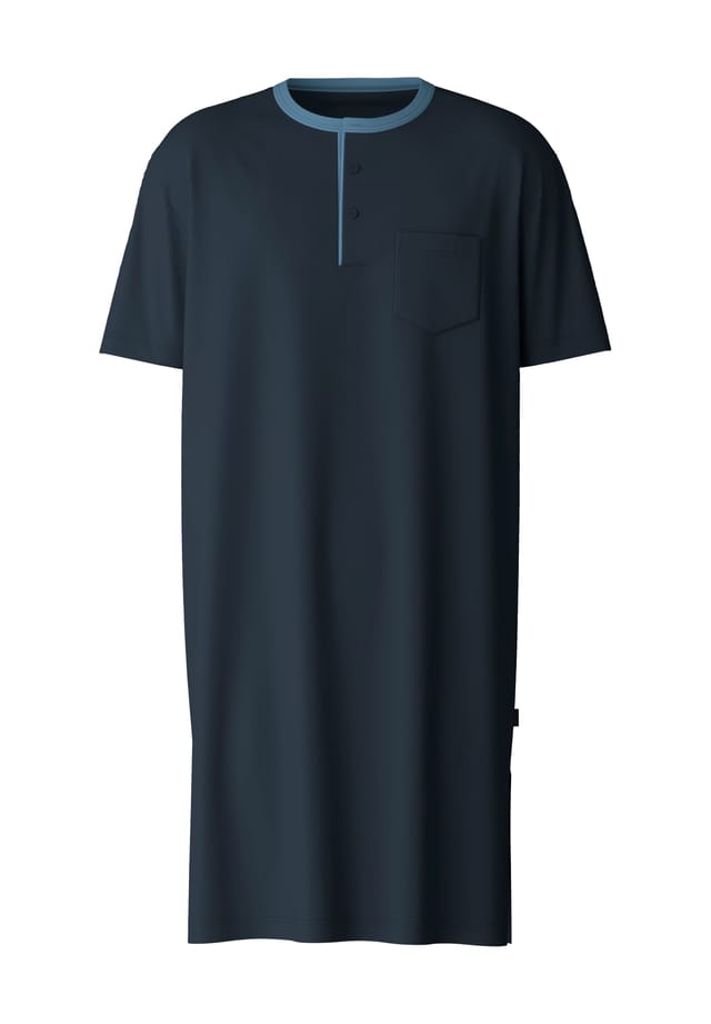 Ночная рубашка с воротником-стойкой и нагрудным карманом Calida, цвет 479 dark sapphire
Ночная рубашка с воротником-стойкой и нагрудным карманом Calida, цвет 479 dark sapphire