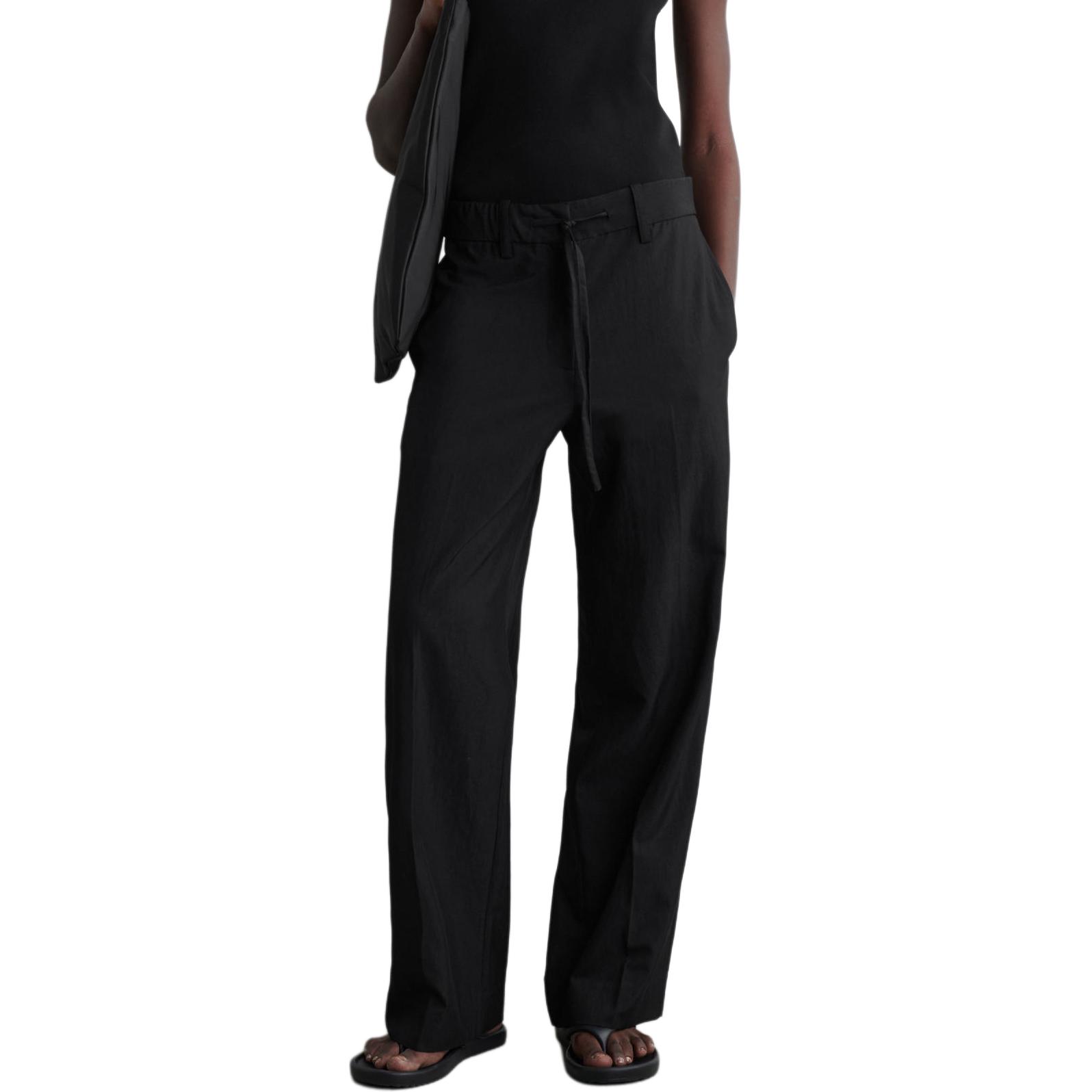 Женские повседневные брюки черного цвета COS, черный
Женские повседневные брюки черного цвета COS, черный