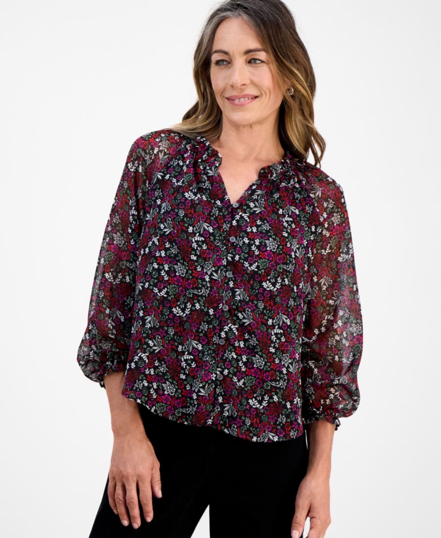 Топ Petite Romance Ditsy Shine, эксклюзивно представлен в Macy's Style & Co, Ditsy Deep Black
Топ Petite Romance Ditsy Shine, эксклюзивно представлен в Macy's Style & Co, Ditsy Deep Black