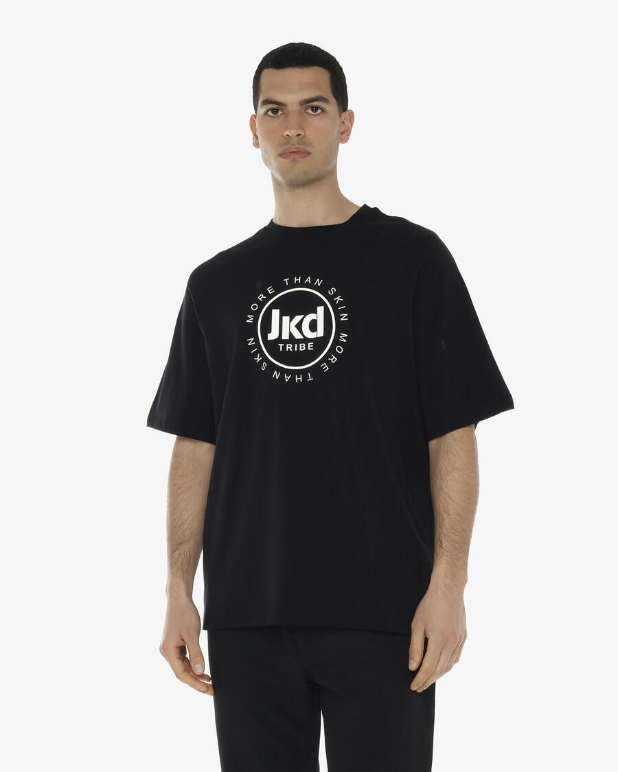 JAKED Мужская черная синтетическая футболка для фитнеса
JAKED Мужская черная синтетическая футболка для фитнеса