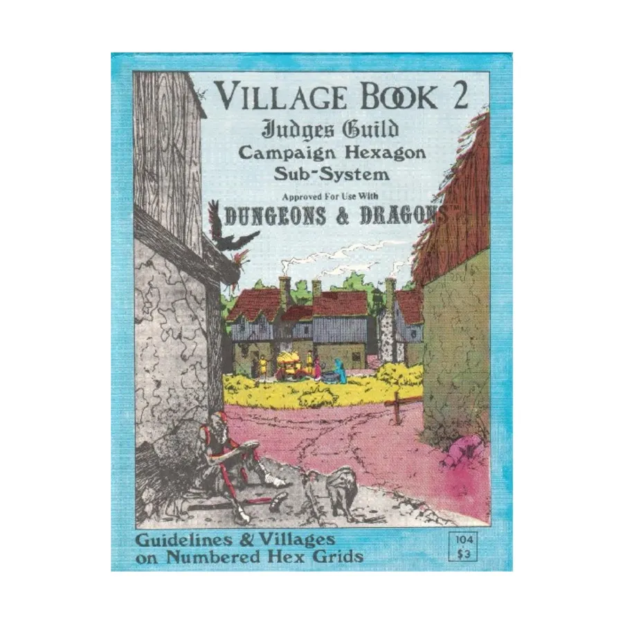 Village Book #2 (3rd Printing), Dungeons & Dragons Fantasy Supplements - Maps (Judges Guild), мягкая обложка
Village Book #2 (3rd Printing), Dungeons & Dragons Fantasy Supplements - Maps (Judges Guild), мягкая обложка