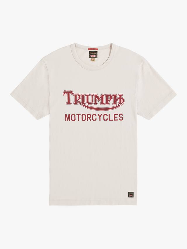 Футболка с логотипом barwell cotton regular fit с коротким рукавом и логотипом Triumph Motorcycles, цвет White/Sand
Футболка с логотипом barwell cotton regular fit с коротким рукавом и логотипом Triumph Motorcycles, цвет White/Sand