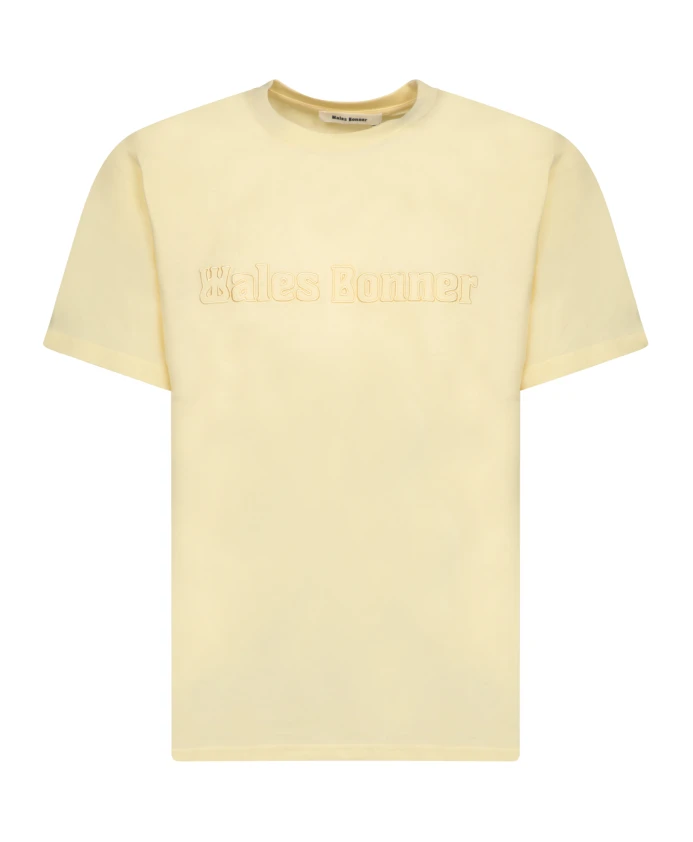 Минималистичная хлопковая футболка Wales Bonner, желтый
Минималистичная хлопковая футболка Wales Bonner, желтый