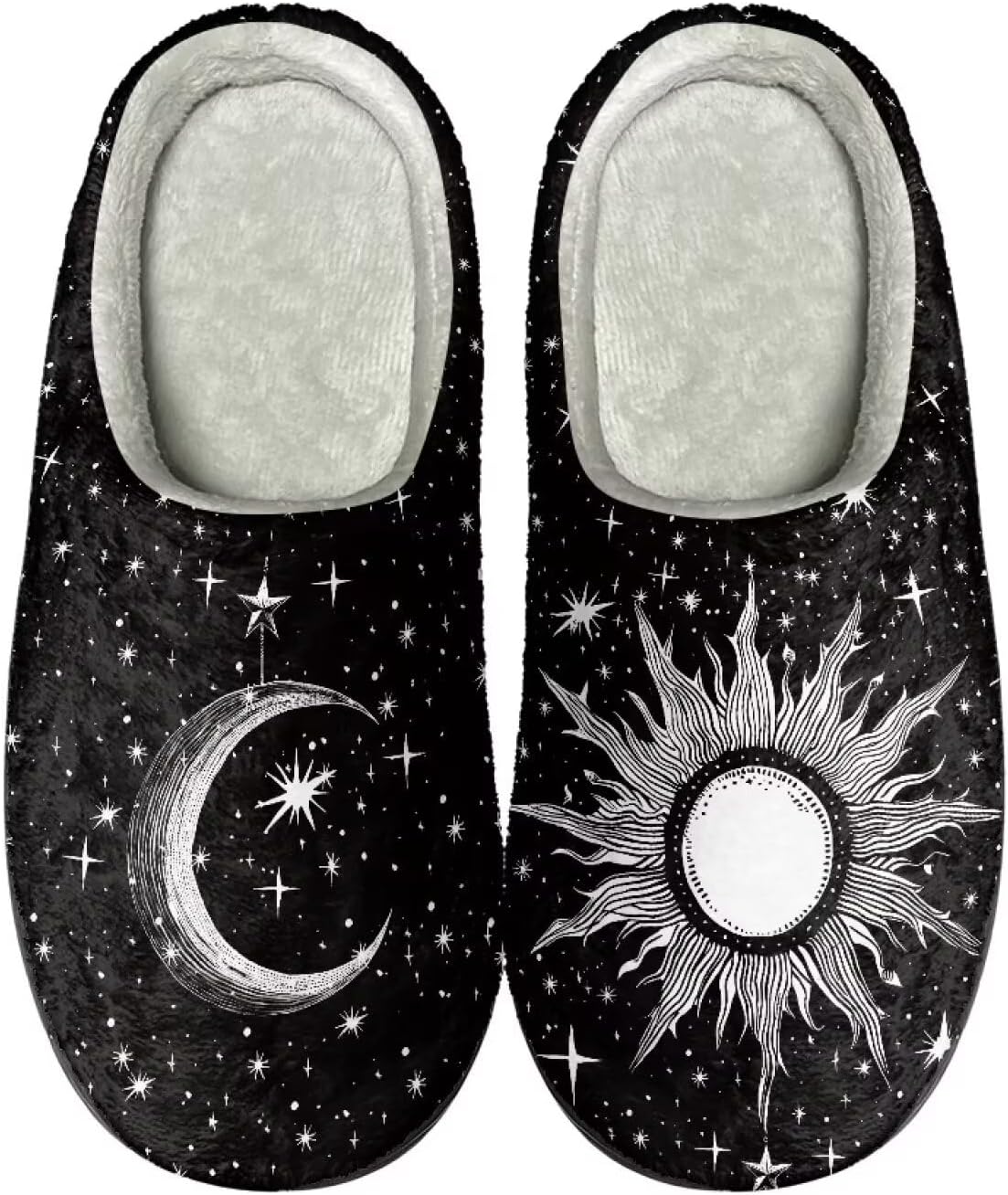 Удобные пушистые тапочки с закрытым носком, домашние тапочки-слипоны, мягкие тапочки для спальни для женщин и мужчин, для дома и улицы Cadowhimsy, Moon Star Sun
Удобные пушистые тапочки с закрытым носком, домашние тапочки-слипоны, мягкие тапочки для спальни для женщин и мужчин, для дома и улицы Cadowhimsy, Moon Star Sun