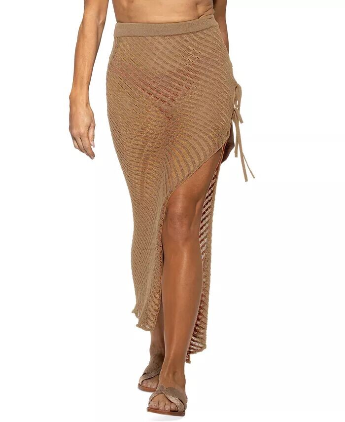 Женская юбка-макси с завязками по бокам, связанная крючком Dotti, коричневый/бежевый
Женская юбка-макси с завязками по бокам, связанная крючком Dotti, коричневый/бежевый