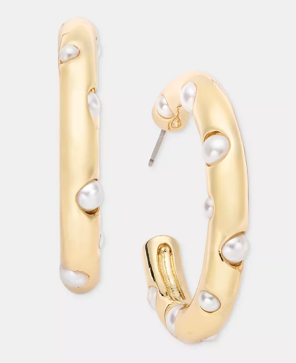 Серьги-Кольца среднего размера с искусственным жемчугом, 1,33 дюйма, эксклюзивно в Macy's On 34Th, white
Серьги-Кольца среднего размера с искусственным жемчугом, 1,33 дюйма, эксклюзивно в Macy's On 34Th, white