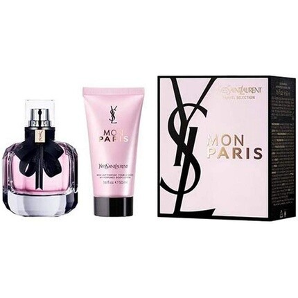 Yves Saint Laurent Mon Paris Femme Eau De Parfume 50ml + Body Lotion 50ml Gift Set
Yves Saint Laurent Mon Paris Femme Eau De Parfume 50ml + Body Lotion 50ml Gift Set
