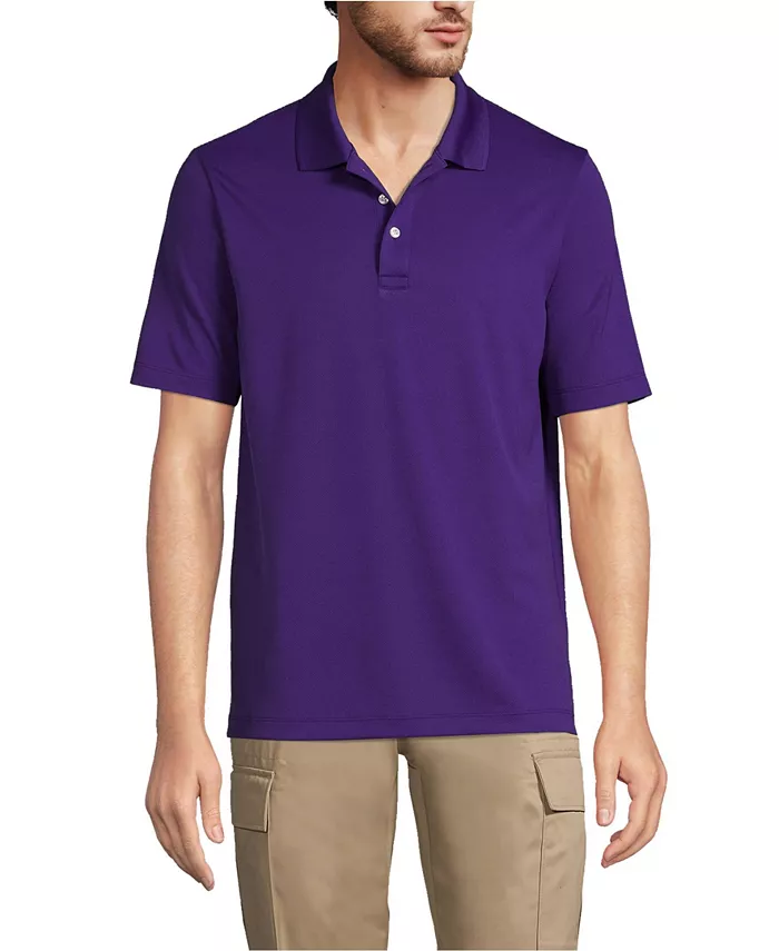 Мужская поло с коротким рукавом сплошного цвета для активного отдыха Lands' End, фиолетовый
Мужская поло с коротким рукавом сплошного цвета для активного отдыха Lands' End, фиолетовый