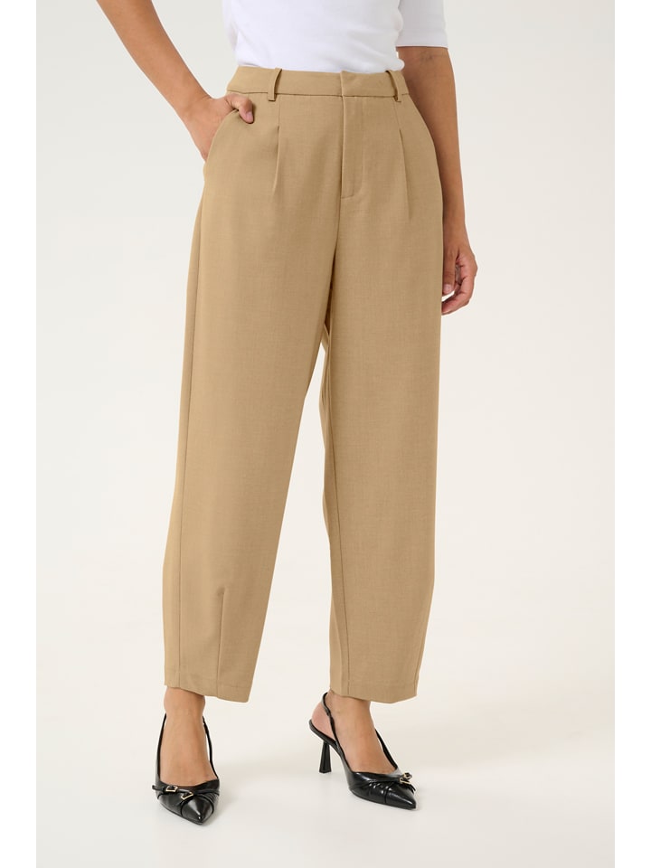 Тканевые брюки Kaffe, светло-коричневый
Тканевые брюки Kaffe, светло-коричневый