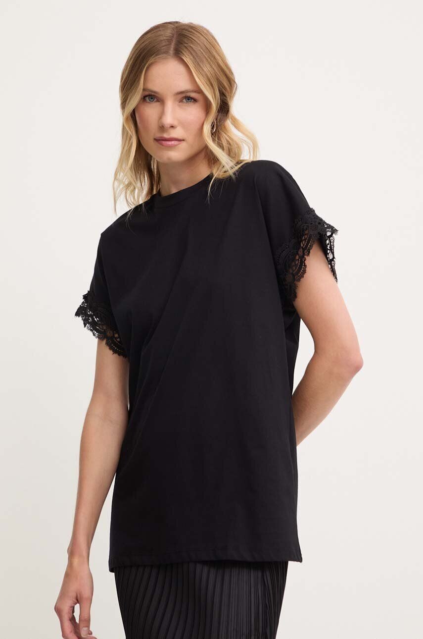 Хлопковая футболка Answear Lab, черный
Хлопковая футболка Answear Lab, черный