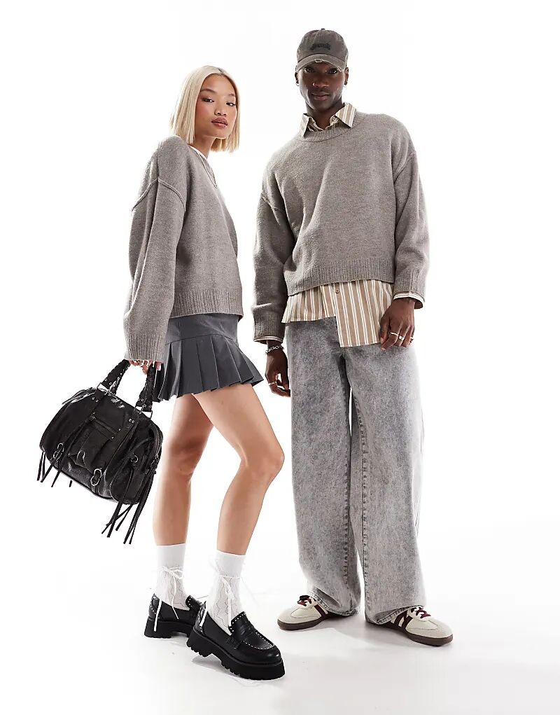 Джемпер COLLUSION унисекс в серо-коричневом цвете
Джемпер COLLUSION унисекс в серо-коричневом цвете