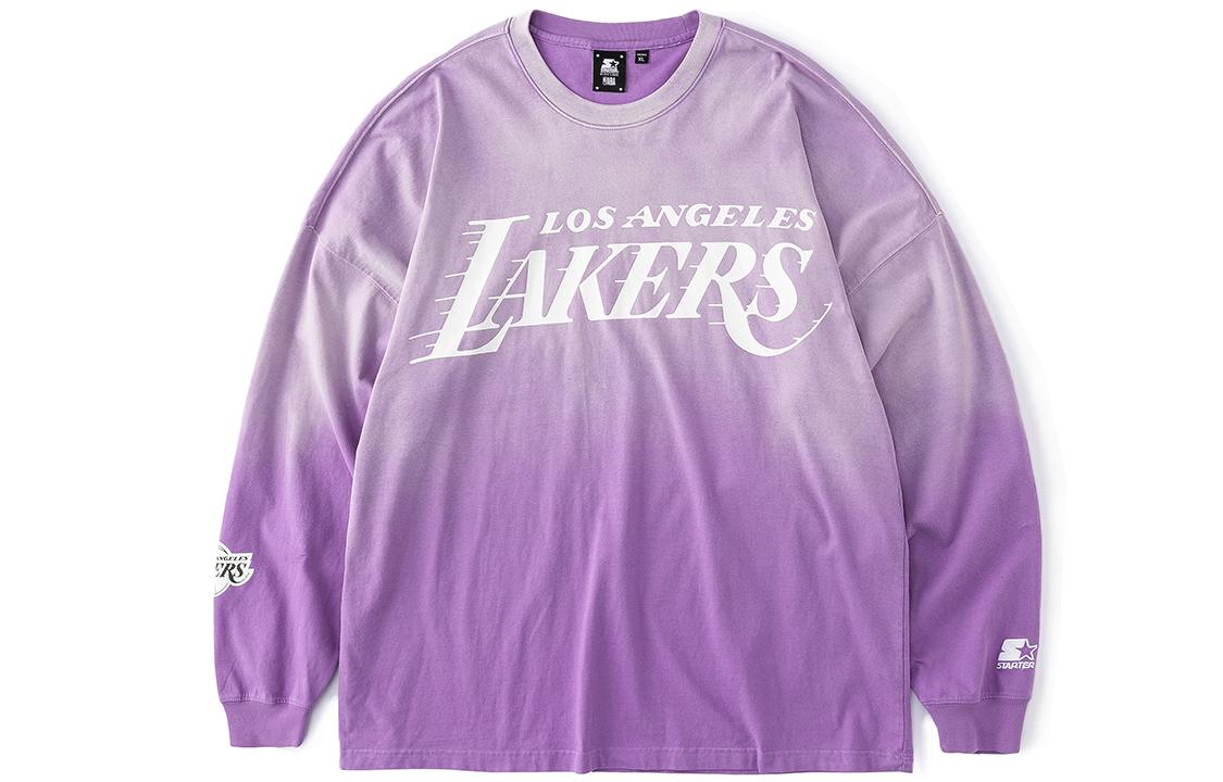 Футболка X NBA с рукавом реглан унисекс фиолетовая STARTER
Футболка X NBA с рукавом реглан унисекс фиолетовая STARTER