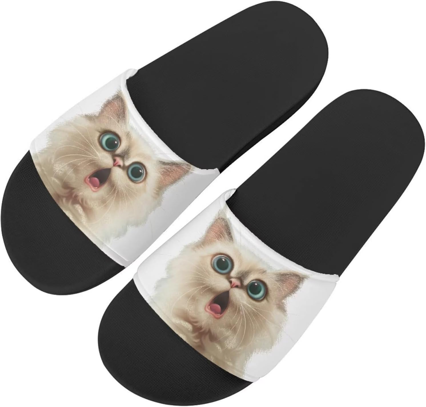 Женские сандалии с принтом кошки, удобные тапочки, повседневные сандалии для дома, летние домашние тапочки, для улицы и дома, противоскользящие Getelinseng, Funny Cat
Женские сандалии с принтом кошки, удобные тапочки, повседневные сандалии для дома, летние домашние тапочки, для улицы и дома, противоскользящие Getelinseng, Funny Cat