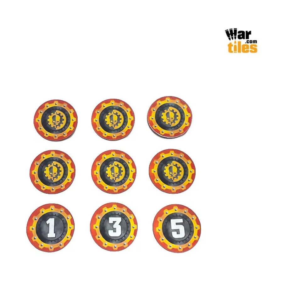 Набор жетонов командира Kill Teams — Механика, War Tiles - Markers, Rulers, & Tokens
Набор жетонов командира Kill Teams — Механика, War Tiles - Markers, Rulers, & Tokens