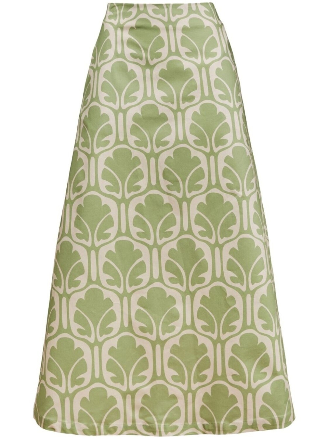 La DoubleJ юбка миди А-силуэта с принтом, зеленый 
La DoubleJ юбка миди А-силуэта с принтом, зеленый