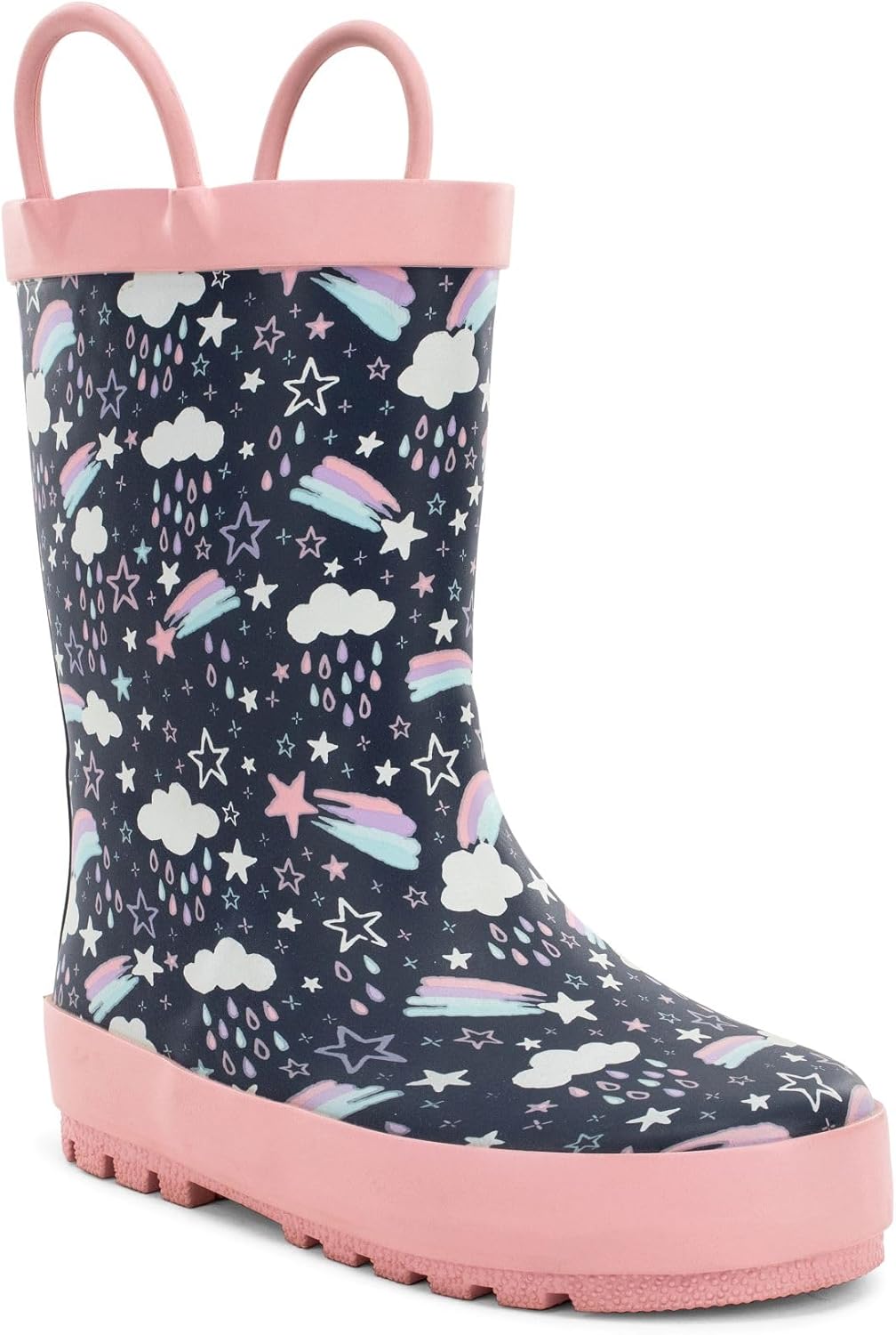 Детские резиновые сапоги Western Chief с ручками для надевания - премиальные водонепроницаемые сапоги для мальчиков и девочек, Shooting Stars
Детские резиновые сапоги Western Chief с ручками для надевания - премиальные водонепроницаемые сапоги для мальчиков и девочек, Shooting Stars