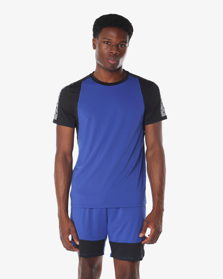 JAKED Синтетическая фитнес-футболка синего цвета для мужчин
JAKED Синтетическая фитнес-футболка синего цвета для мужчин