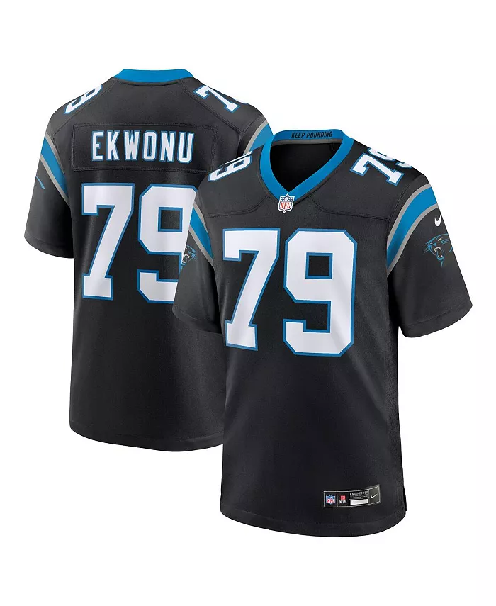Мужская игровая футболка Ikem Ekwonu Black Carolina Panthers Nike
Мужская игровая футболка Ikem Ekwonu Black Carolina Panthers Nike