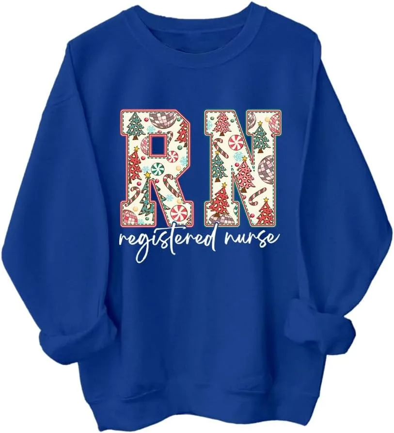 Рождественский свитшот для медсестры RN SIMJEW
Рождественский свитшот для медсестры RN SIMJEW