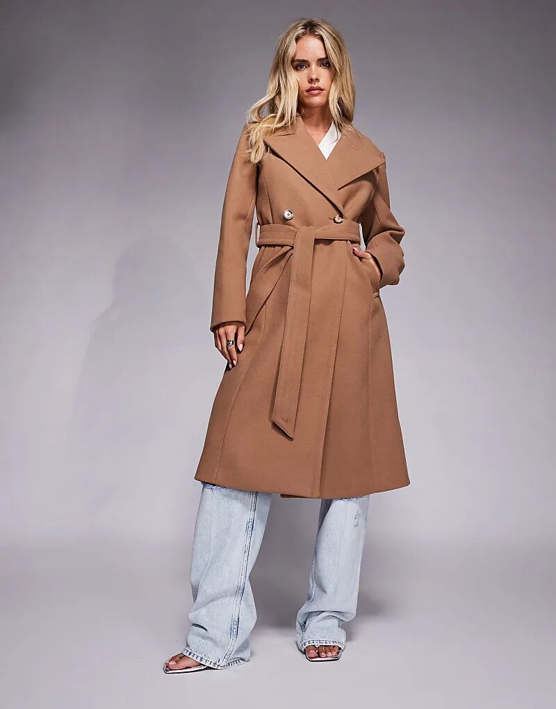 Формальное пальто-халат Forever New Petite теплого цвета мокко
Формальное пальто-халат Forever New Petite теплого цвета мокко