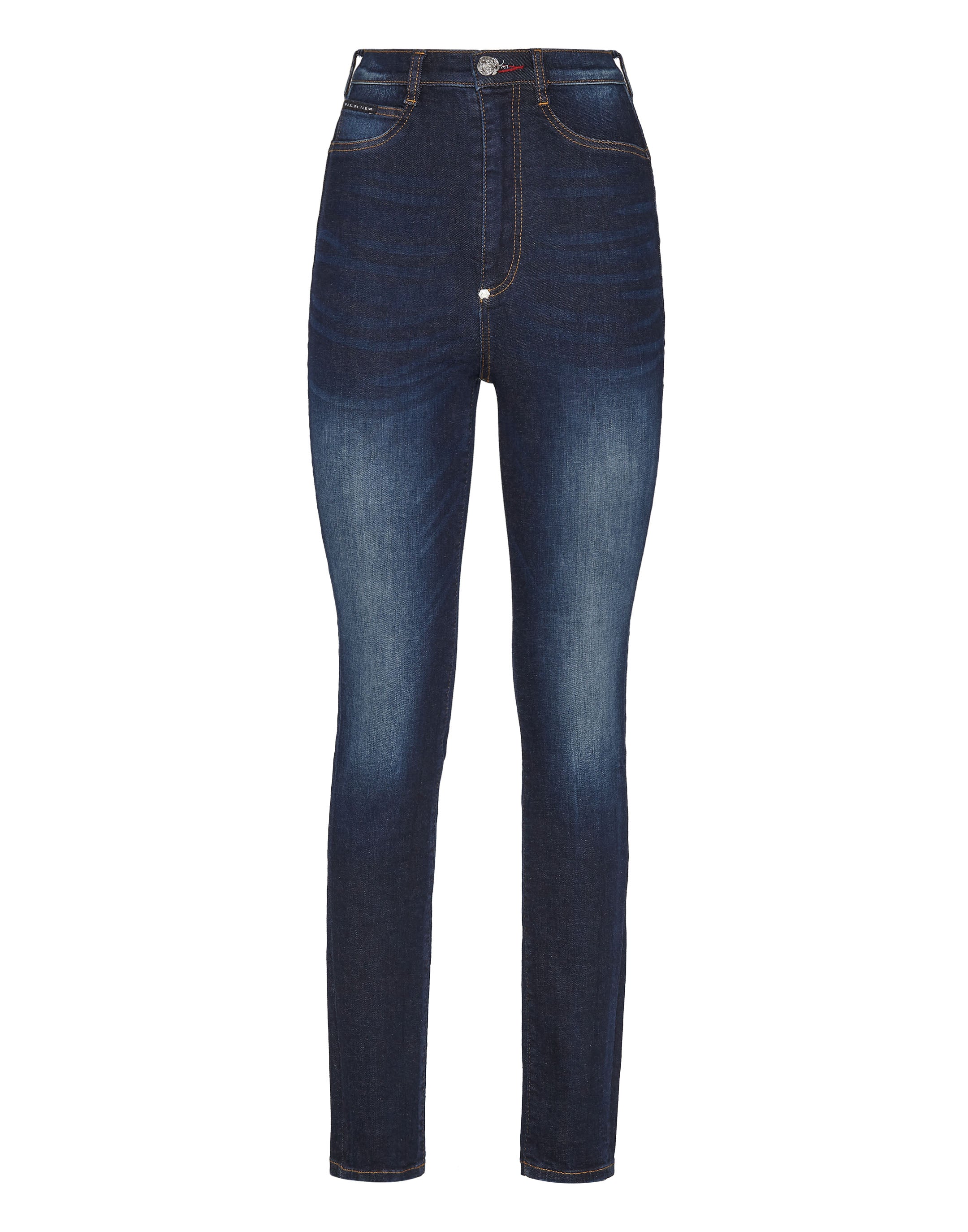 Джинсовые джеггинсы с супер высокой талией Iconic Plein PHILIPP PLEIN, цвет deep blue shrine
Джинсовые джеггинсы с супер высокой талией Iconic Plein PHILIPP PLEIN, цвет deep blue shrine