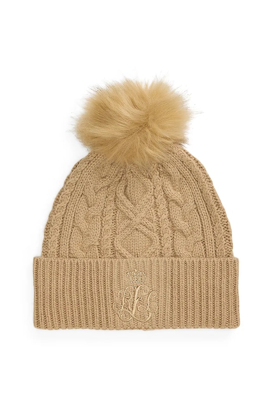 Шапка из смесовой шерсти Lauren Ralph Lauren, бежевый
Шапка из смесовой шерсти Lauren Ralph Lauren, бежевый