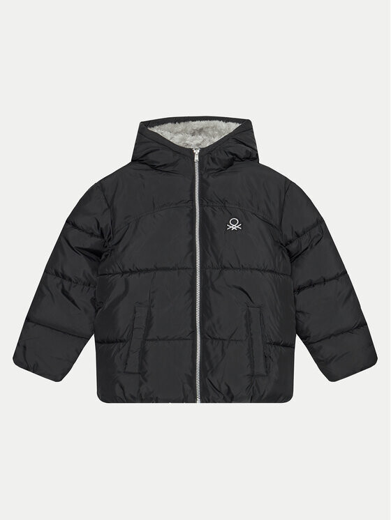 Пуховик стандартного кроя United Colors Of Benetton, черный
Пуховик стандартного кроя United Colors Of Benetton, черный