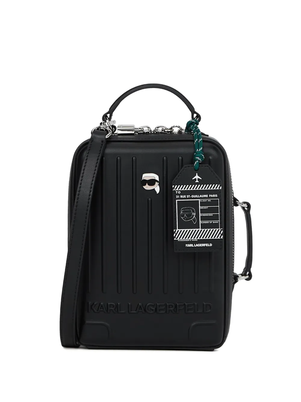 Сумка через плечо K/Ikon Suitcase Karl Lagerfeld, черный
Сумка через плечо K/Ikon Suitcase Karl Lagerfeld, черный