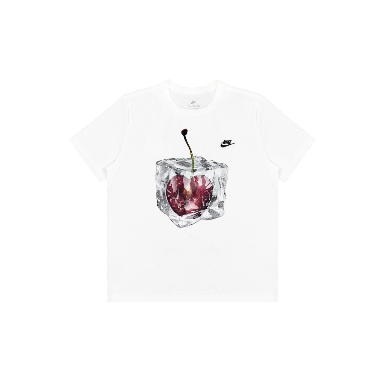 Футболка унисекс белая Nike, белый 
Футболка унисекс белая Nike, белый