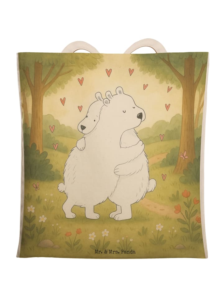 Mr. & Mrs. Panda Пакет для покупок с изображением обнимающего белого полярного медведя, без слогана, белого цвета
Mr. & Mrs. Panda Пакет для покупок с изображением обнимающего белого полярного медведя, без слогана, белого цвета