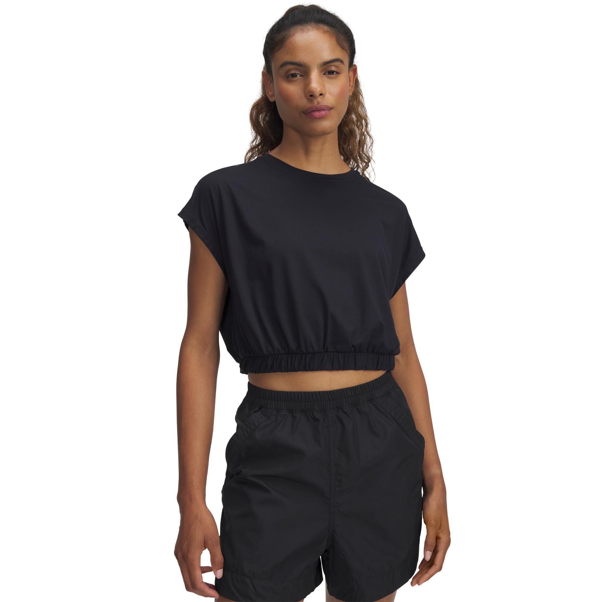 Футболка Under Armour Motion Bubble Hem Short Sleeve T-Shirt, Black/Jet Gray
Футболка Under Armour Motion Bubble Hem Short Sleeve T-Shirt, Black/Jet Gray