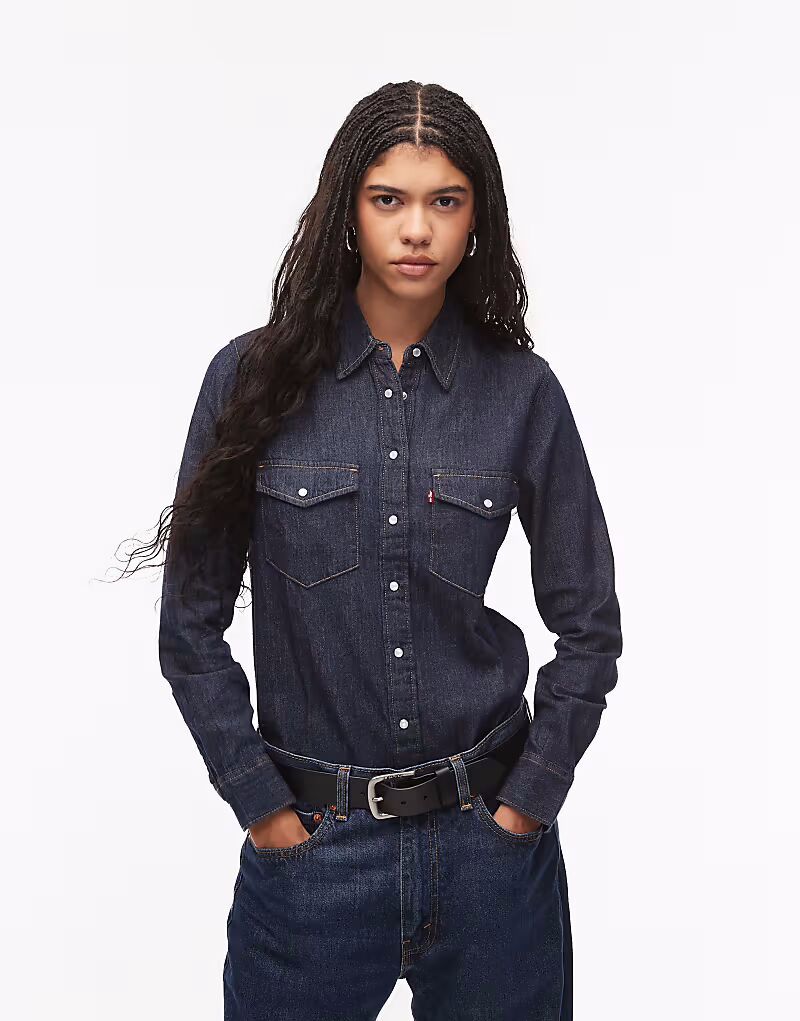 Рубашка в стиле вестерн Iconic цвета индиго Levi'S
Рубашка в стиле вестерн Iconic цвета индиго Levi'S