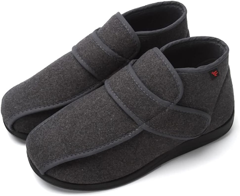 Мужские теплые широкие туфли, с регулируемыми застежками, ходовые тапочки для артрита, отеков и опухших ног, для мужчин среднего и пожилого возраста ZJING, серый
Мужские теплые широкие туфли, с регулируемыми застежками, ходовые тапочки для артрита, отеков и опухших ног, для мужчин среднего и пожилого возраста ZJING, серый