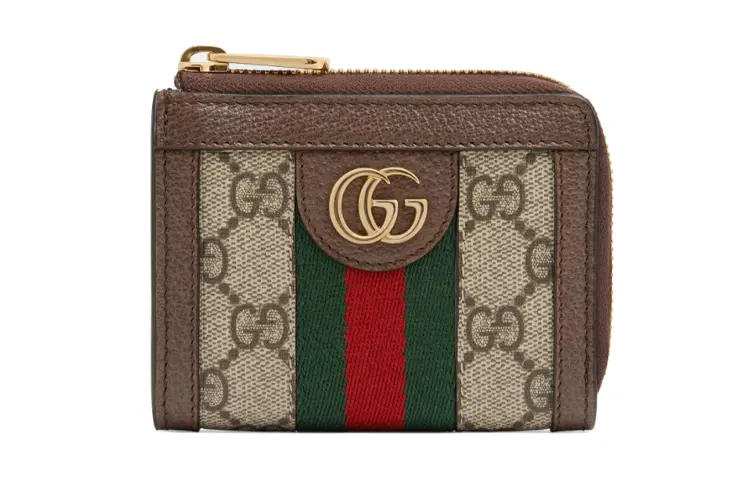 GUCCI Холщовый кошелек с кожаным отделением для монет унисекс черно-коричневый
GUCCI Холщовый кошелек с кожаным отделением для монет унисекс черно-коричневый