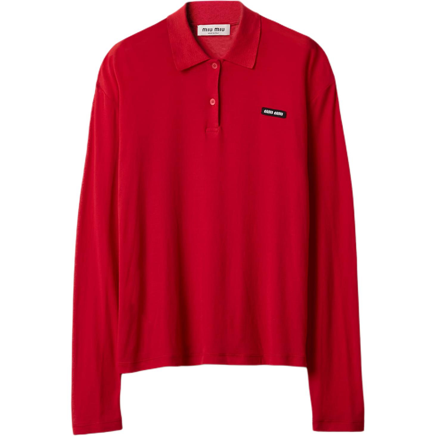 MIU MIU SS25 Polo Shirt Women's Красная
MIU MIU SS25 Polo Shirt Women's Красная