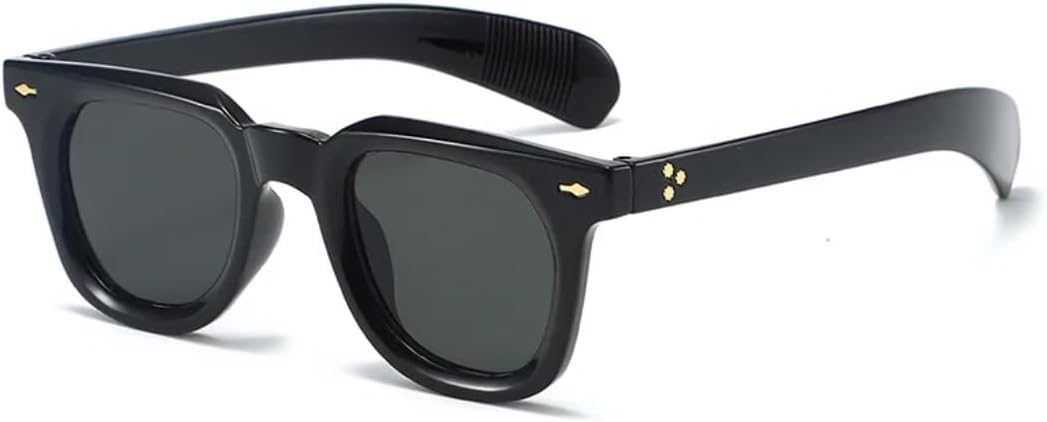 Солнцезащитные очки с защитой UV400 | Круглая оправа с заклепками и цветными линзами | Для женщин и мужчин, для занятий спортом на открытом воздухе и вождения DSVIGF, Black
Солнцезащитные очки с защитой UV400 | Круглая оправа с заклепками и цветными линзами | Для женщин и мужчин, для занятий спортом на открытом воздухе и вождения DSVIGF, Black