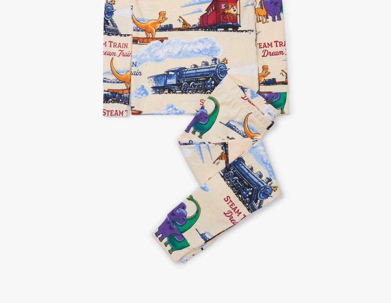 Пижама для мальчика «Паровозик Мечта Поезд» Кремового цвета Books To Bed
Пижама для мальчика «Паровозик Мечта Поезд» Кремового цвета Books To Bed