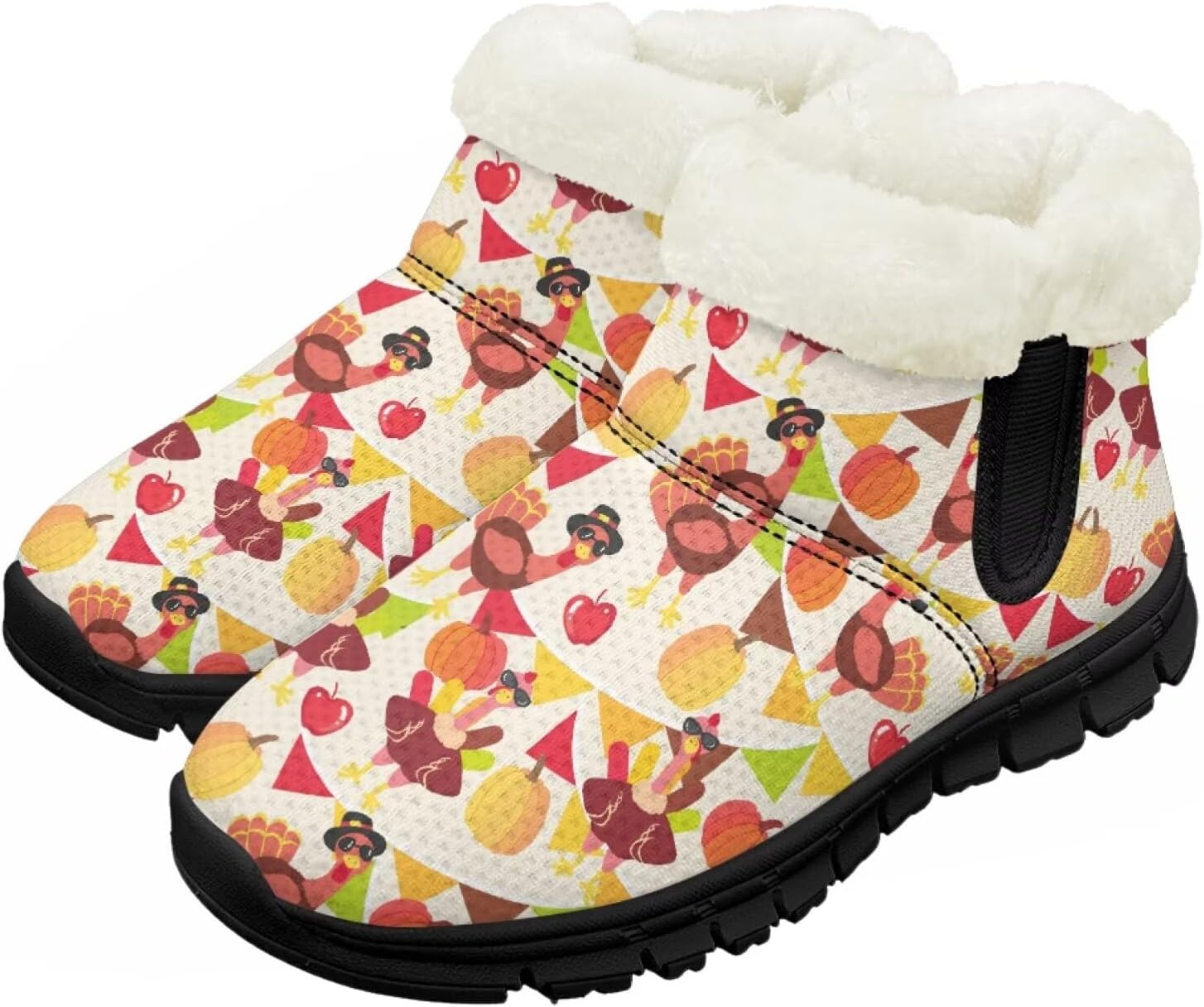 Зимние сапожки для девочек-детей, противоскользящие прогулочные ботинки с меховой подкладкой, модные теплые короткие сапожки для вечеринки Pointodoor, Thanksgiving Turkey
Зимние сапожки для девочек-детей, противоскользящие прогулочные ботинки с меховой подкладкой, модные теплые короткие сапожки для вечеринки Pointodoor, Thanksgiving Turkey