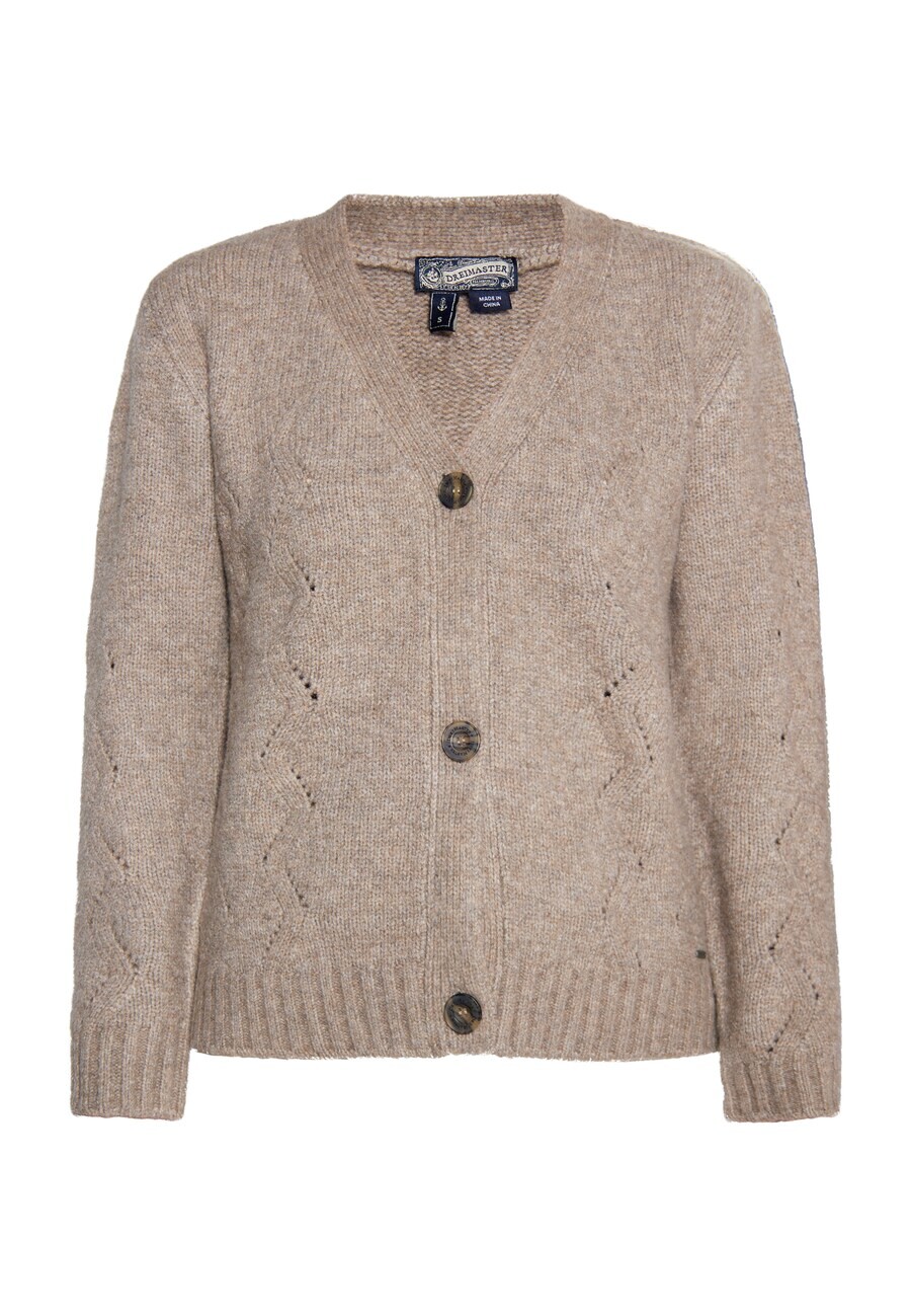 Кардиган DreiMaster Vintage Knit Cardigan, светло-коричневый
Кардиган DreiMaster Vintage Knit Cardigan, светло-коричневый