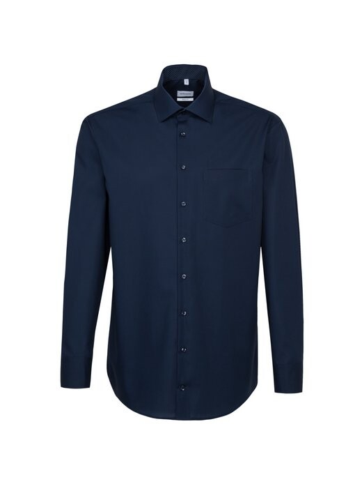 Деловая рубашка стандартного размера с длинным рукавом Seidensticker, синий
Деловая рубашка стандартного размера с длинным рукавом Seidensticker, синий