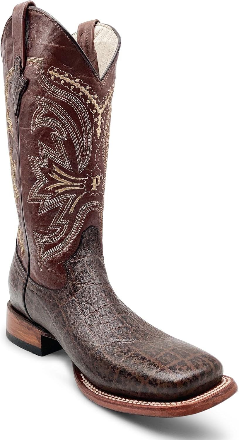 Мужские ковбойские сапоги в западном стиле с принтом слона и квадратным носком The Western Shops, коричневый
Мужские ковбойские сапоги в западном стиле с принтом слона и квадратным носком The Western Shops, коричневый