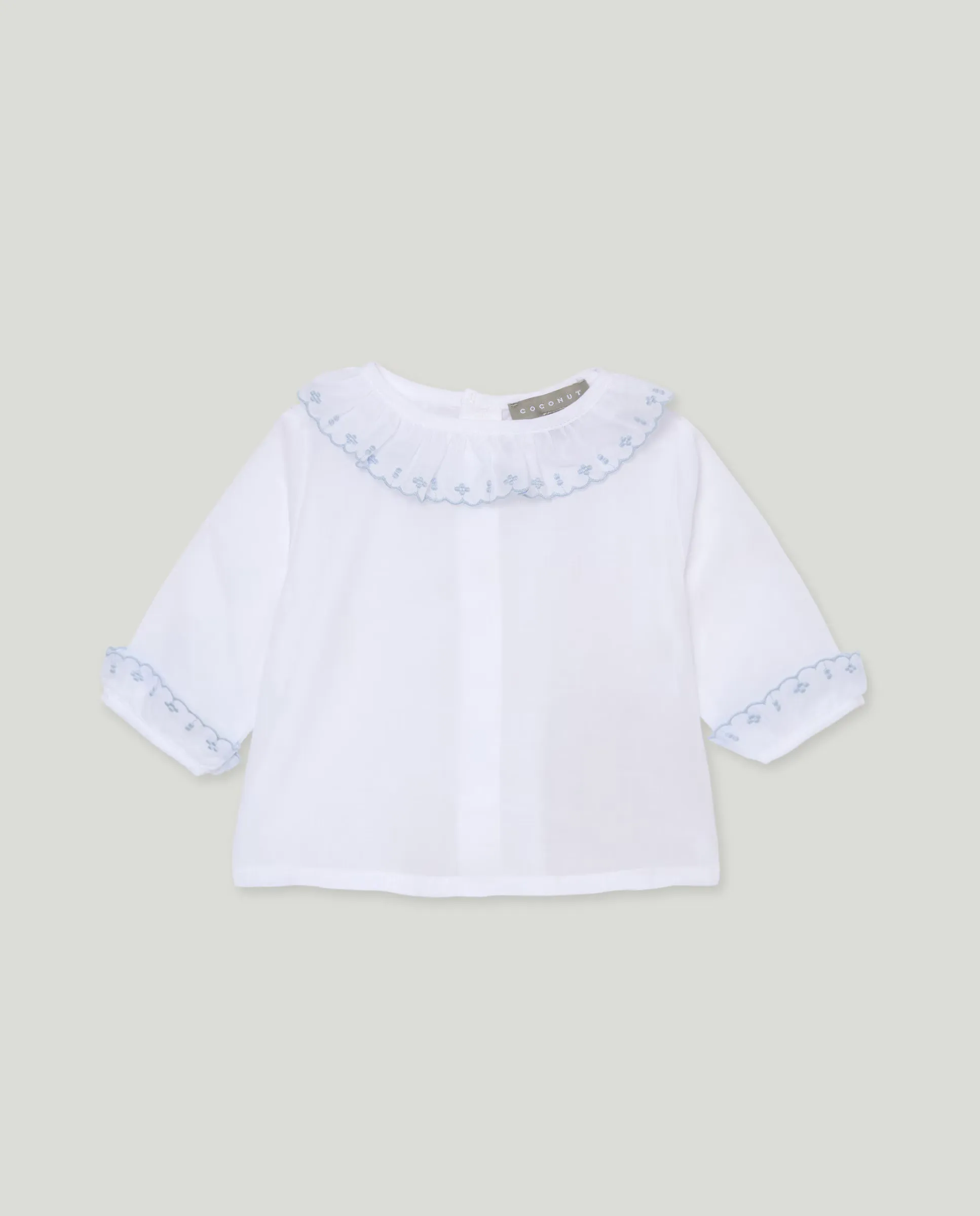 Детская базовая рубашка с длинным рукавом и кружевной отделкой Coconut El Corte Inglés, белый
Детская базовая рубашка с длинным рукавом и кружевной отделкой Coconut El Corte Inglés, белый