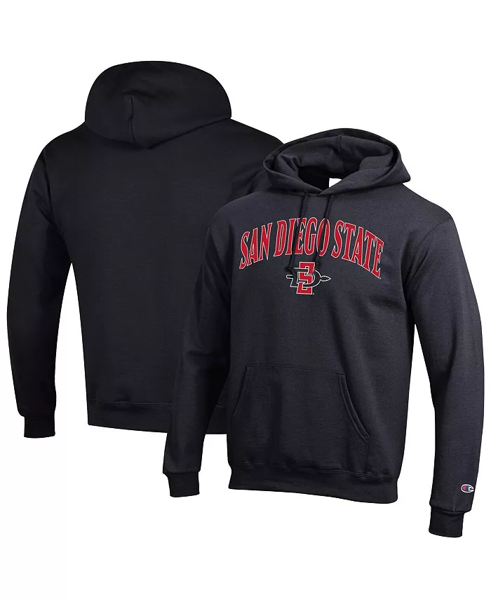 Мужская черная толстовка с капюшоном San Diego State Aztecs с арочным логотипом из флиса Champion
Мужская черная толстовка с капюшоном San Diego State Aztecs с арочным логотипом из флиса Champion