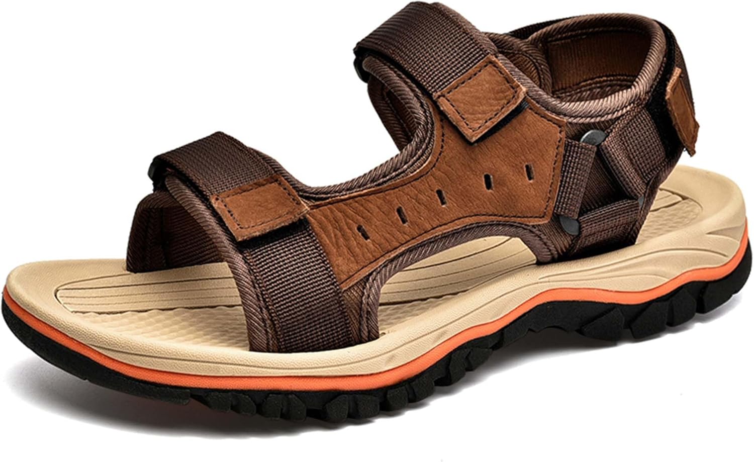 Летние мужские сандалии UANGLI из коровьей кожи, модные пляжные сандалии, дышащие, удобные, противоскользящие, износостойкие и легкие, коричневый
Летние мужские сандалии UANGLI из коровьей кожи, модные пляжные сандалии, дышащие, удобные, противоскользящие, износостойкие и легкие, коричневый