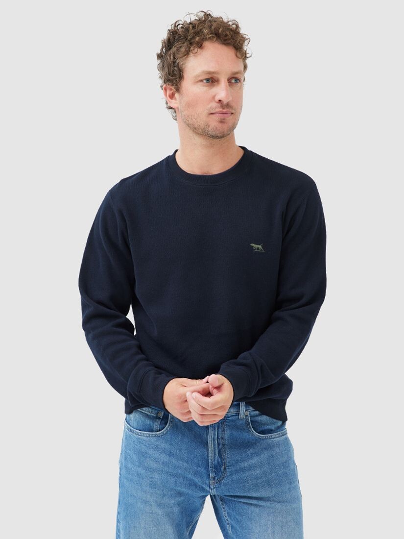 Хлопковый джемпер с круглым вырезом Rodd & Gunn, полночь
Хлопковый джемпер с круглым вырезом Rodd & Gunn, полночь